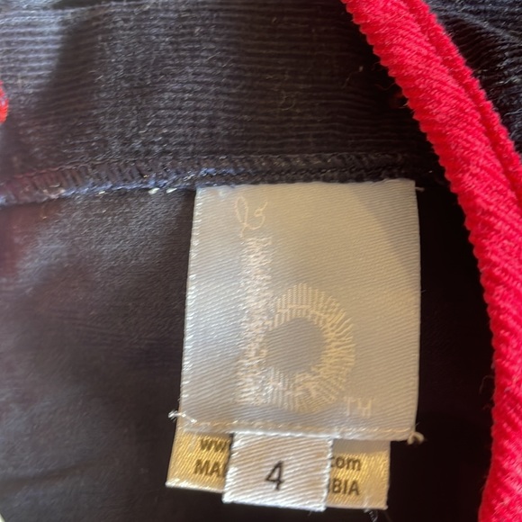 Girls corduroy a line dress with pockets - Picture 3 of 3